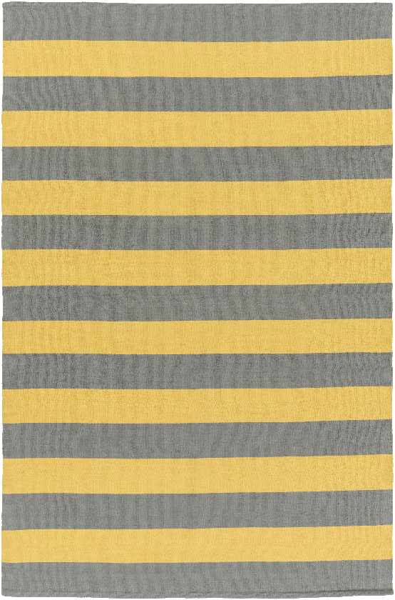 Atlanta Modern Gray/Yellow Area Rug