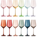 Make Your Own Set Wine Glass SINGLE, Large 12 oz (Midnight Blue)