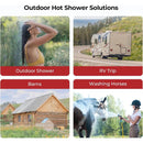 Camplux AY132GP43 Portable Propane Water Heater Pump Kit