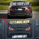 Your Personalized Metal Neon Car Wall Art - MTN0112 by Modello Turbo