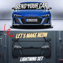 Your Personalized Metal Neon Car Wall Art - MTN0112 by Modello Turbo