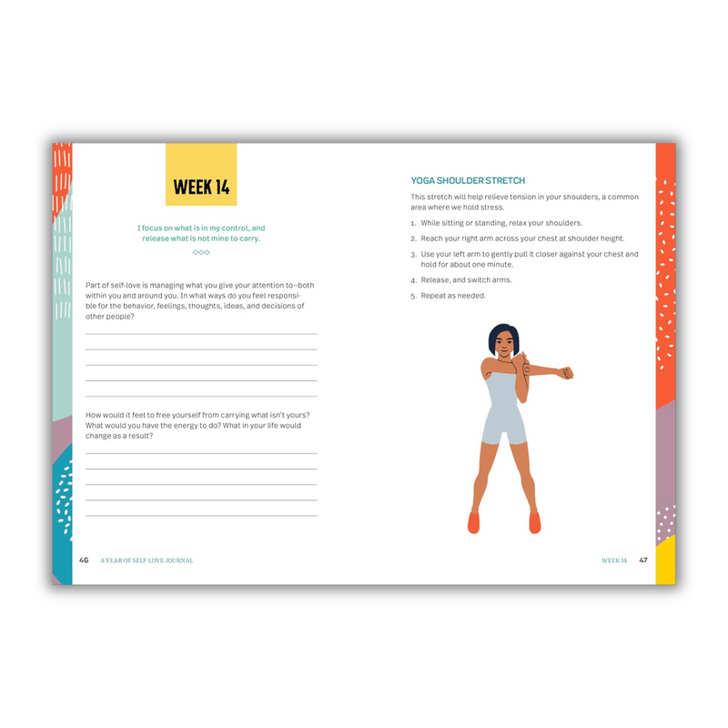 A Year of Self-Love Journal: 52 Weeks of Prompts and Practices for Loving Who You Are (Spiral Bound)