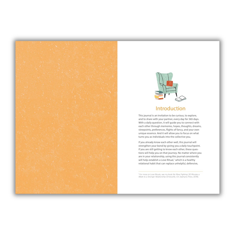 A Year of Us: A Couples Journal: One Question a Day to Spark Fun and Meaningful Conversations (Spiral Bound)