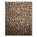 8' x 11' Hand Knotted Wool & Bamboo Silk Oriental Area rug Transitional Brown