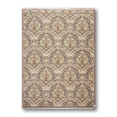 6x9 Brown, Beige Hand knotted Transitional Wool Oriental Area Rug