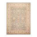 8'10" x 11'10" Hand Knotted Wool Peshawar Traditional Oriental Area Rug Gray