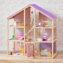 Tiny Land® Sweetwood Unicorn Dollhouse & Wooden Dollhouse Dolls