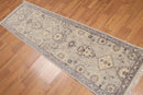 2'4"x8' Hand Knotted Tabrizz Wool runner Traditional Oriental Area rug 8514 Gray