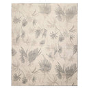 8' x 10' Hand Knotted Tibetan Wool Floral Transitional Area Rug Oatmeal Gray