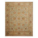 8' x 10' Hand Knotted 100% Wool Agra Oriental Area Rug Aqua