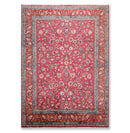 9x12 Rose, Orange Hand Knotted Wool Khorassan 200 KPSI Persian Oriental Area Rug