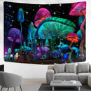 GobekUsa Cartoon Planet Mushroom Tapestry Wall Hanging for Psychedelic Room Decor
