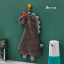 GobekUsa Double-layer Coral Velvet Hand Towel: Absorbent, Quick Dry, Skin-friendly Kitchen Bathroom Towels