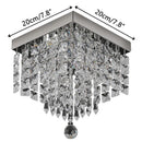 GobekUsa Crystal LED Chandelier Ceiling Lamp for Luxe Home Decor