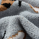 GobekUsa Kawaii Bee Pattern Cozy Blanket - Super Soft White Spot Edge Design