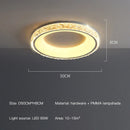 GobekUsa LED Round Ceiling Light with Remote Control for Bedroom Living Room