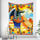 GobekUsa Egyptian Psychedelic Murals Tapestry Wall Hanging Hippie Bohemian Tarot Decor