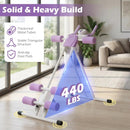 Ab Workout Equipment Foldable Abdominal Trainer Adjustable Ab Machine by LJGDeals