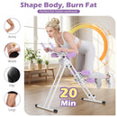 Ab Workout Equipment Foldable Abdominal Trainer Adjustable Ab Machine by LJGDeals