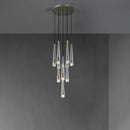 Conical Abner Crystal Multi Head Chandelier