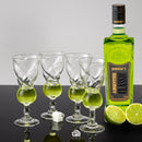Absinthe Glasses Set Of 6 3OZ By Post Dinner Drinks Swiss Bulb Shape Tasting Glasses by The Wine Savant