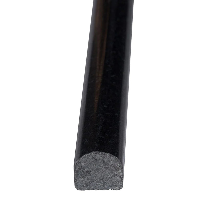 MSI Premium Black Pencil Granite Molding 3/4"x12"