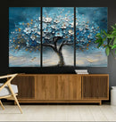 Abstract Blooming Tree Wall Art Canvas Print – Floral Modern