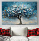 Abstract Blooming Tree Wall Art Canvas Print – Floral Modern