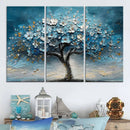 Abstract Blooming Tree Wall Art Canvas Print – Floral Modern