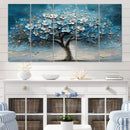 Abstract Blooming Tree Wall Art Canvas Print – Floral Modern