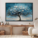 Abstract Blooming Tree Wall Art Canvas Print – Floral Modern