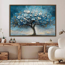 Abstract Blooming Tree Wall Art Canvas Print – Floral Modern