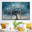 Abstract Blooming Tree Wall Art Canvas Print – Floral Modern