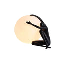 Abstract Character Round Table Lamp
