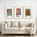 Contemporary Yayoi Kusama Retro Wall Art Decor by Wall Art Set