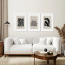 Black Beige Vintage Henri Matisse Wall Art Set by Wall Art Set