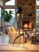 Abstract Gothic Sculpture Floor Lamp