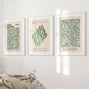 William Morris Sage Green Botanical Poster Set by Wall Art Set