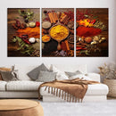 Abstract Spoonful of Spice Art Print by MyGreatCanvas | Canvas Wall Art Prints | Photo Prints & Wall Decor