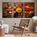 Abstract Spoonful of Spice Art Print by MyGreatCanvas | Canvas Wall Art Prints | Photo Prints & Wall Decor