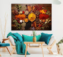 Abstract Spoonful of Spice Art Print