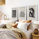 Black Beige Vintage Henri Matisse Wall Art Set by Wall Art Set