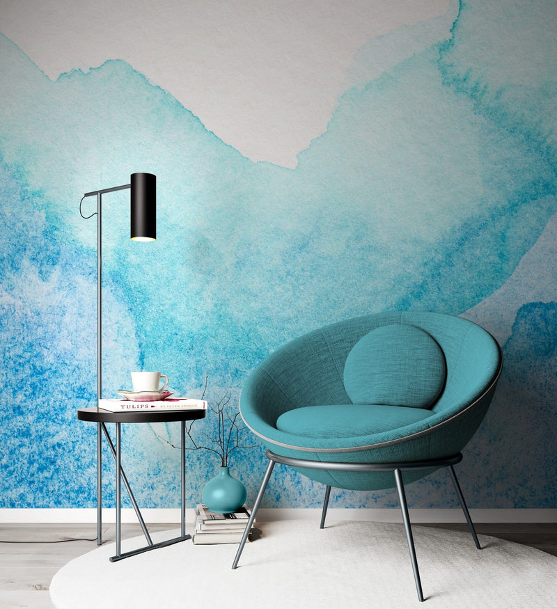 Watercolor Wallpaper - Serene Blue Watercolor Design