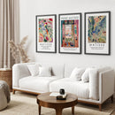 Vintage Henri Matisse Set of 3 Prints. Abstract Landscape by Wall Art Set