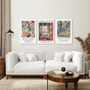 Vintage Henri Matisse Set of 3 Prints. Abstract Landscape by Wall Art Set