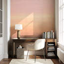 Abstract Sunset Ocean Wallpaper Mural