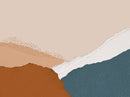 Mountain Mural Wallpaper Abstract Landscape Removable Wallpaper