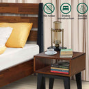 [Buy 1 Get 1] Emery Solid Wood Bed Frame & Nightstand by Megsu
