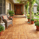 Acacia Wood Interlocking Deck Tiles 12x12 Inch by LJGDeals