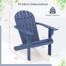 Acacia Wood Lounge Patio Adirondack Chair with Inclined Seat by LJGDeals